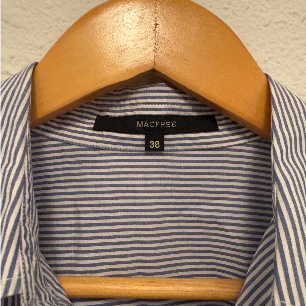 Macphee Tomorrowland Striped Button Down Shirt J Style Minimalist Preppy - Picture 3 of 4